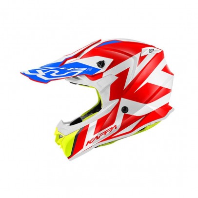 Casca cross KAPPA HELMET KV49 EVO GREAT - Rosu/Alb