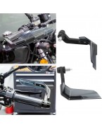 Set handguard negru universal moto scurte