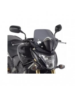 Parbriz moto KAPPA - HONDA CB 600 HORNET ABS (07-10) 33,5 X 40,5 CM Fumuriu cu suport montaj