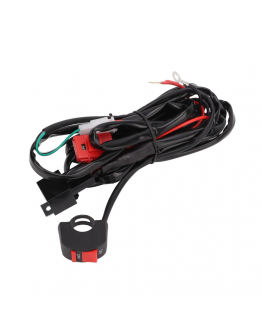 Kit de cabluri LED Bar/proiectoare cu Comutator pe Ghidon, 12V 40A