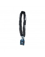 Cablu antifurt cu element de fixare Oxford Chain12 - Negru