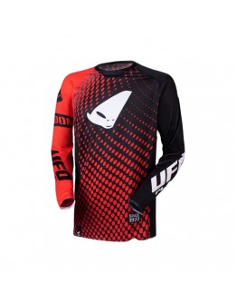 Tricou UFO Slim Radom Cross/Enduro - Rosu/Negru