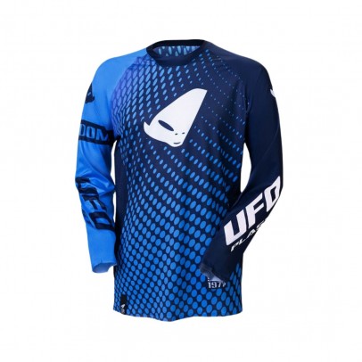 Tricou UFO Slim Radom Cross/Enduro - Albastru