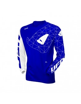 Tricou motocross UFO Tecno Jersey Cross - Albastru