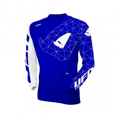 Tricou motocross UFO Tecno Jersey Cross - Albastru