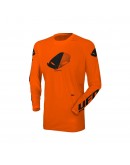 Tricou motocross UFO Slim Radial Cross - Portocaliu fluo