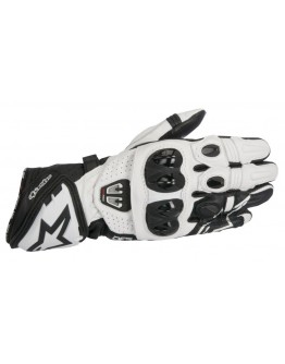 Manusi sport de piele Alpinestars GP PRO R2 - Negru/Alb