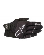 Manusi de piele vara Alpinestars ATOM - Negru/Alb