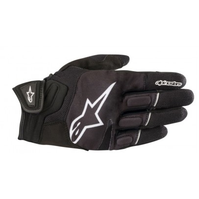 Manusi de piele vara Alpinestars ATOM - Negru/Alb