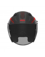 Casca Moto Open Face NOX N130 MYST - Negru/Rosu