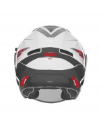 Casca Moto Open Face NOX N130 MYST - Alb/Negru/Rosu