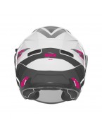 Casca Moto Open Face NOX N130 MYST - Alb/Negru/Roz