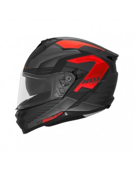 Casca integrala NOX FULL FACE N304S CARVER - Negru/Rosu mat