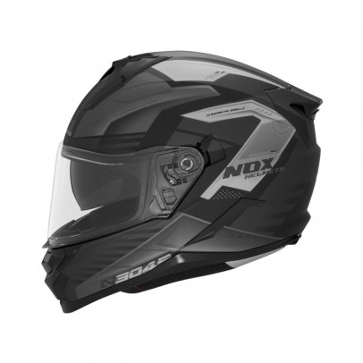 Casca integrala NOX FULL FACE N304S CARVER - Negru/Titanium