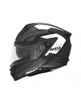 Casca integrala NOX FULL FACE N304S CARVER - Negru/Alb