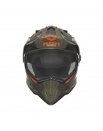 Casca Moto Off-Road/Trail NOX N312 VAPOR - Gri/Portocaliu/Verde