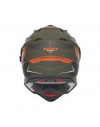 Casca Moto Off-Road/Trail NOX N312 VAPOR - Gri/Portocaliu/Verde