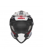 Casca Moto Off-Road/Trail NOX N312 VAPOR - Alb/Albastru/Rosu