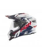 Casca Moto Off-Road/Trail NOX N312 VAPOR - Alb/Albastru/Rosu