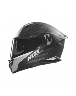 Casca Moto Integrala NOX N401CROWER - Negru/Gri mat 