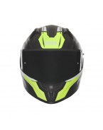 Casca Moto Integrala NOX N401CROWER - Negru/Galben fluo