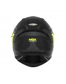 Casca integrala NOX FULL FACE N401 XENO - Negru/Galben fluor mat