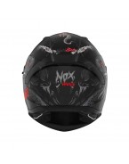 Casca Moto Integrala NOX N401 ZUMBI - Negru/Rosu