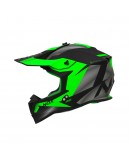 Casca cross-enduro NOX N633 FUSION - Verde/Negru mat