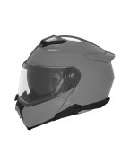 Casca Moto Modulara NOX N967 SOLID - Gri lucios