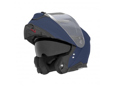 Casca Moto Modulara NOX N967 SOLID - Albastru mat