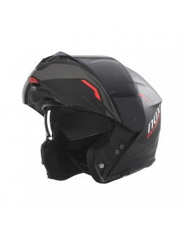 Casca Moto Modulara NOX N968 ULTRA - Negru/Rosu mat	