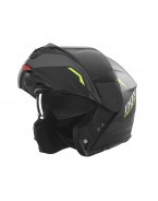 Casca Moto Modulara NOX N968 ULTRA - Negru/Galben fluo mat