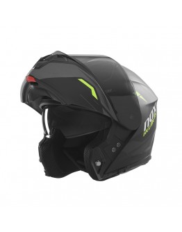 Casca Moto Modulara NOX N968 ULTRA - Negru/Galben fluo mat	