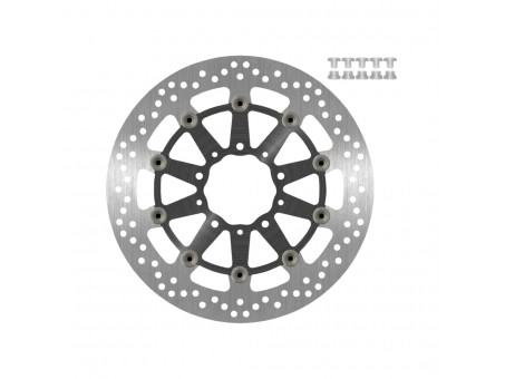 Disc frana fata NG -  KAWASAKI Z 1000 ABS 15-17, Z 1000 15-17, ZX6R 13-17, Z800 12-18, GTR 1400 07-18, ZZR 1400 06-18 (310X80X5MM) (5X10,5MM) flotant (centru aluminiu)