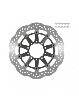 Disc frana fata NG -  KAWASAKI Z 1000 ABS 15-17, Z 1000 15-17, ZX6R 13-17, Z800 12-18, GTR 1400 07-18, ZZR 1400 06-18 (310X80X5MM) WAVE flotant (centru aluminiu)