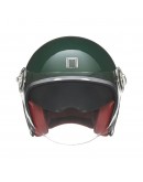 Casca jet NOX PREMIUM HERITAGE SOLID - Verde