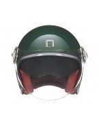 Casca jet NOX PREMIUM HERITAGE SOLID - Verde