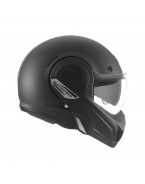 Casca Moto Modulara NOX STRATOS BLIND Matte Black - Negru mat