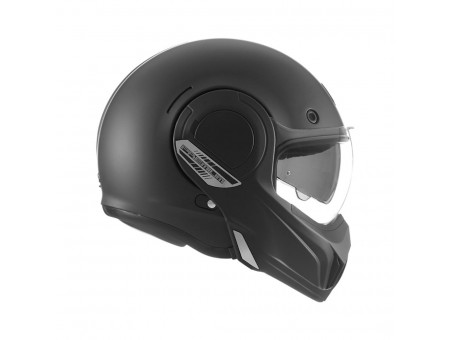 Casca Moto Modulara NOX STRATOS BLIND Matte Black - Negru mat