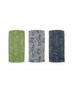 Bandana Comfy Oxford PAISLEY (3 pcs.) - Gri/Verde/Albastru