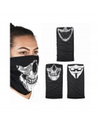 Bandana Comfy Oxford MASKS  (3 pcs.) - Negru/Alb