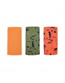 Bandana Comfy Oxford HAVOC ORANGE (3 pcs.) - Portocaliu/Verde