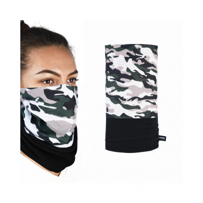 Bandana Oxford CAMO SNUG - Alb/Gri/Verde