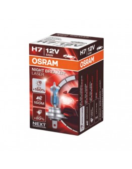 Bec OSRAM - H4 12V 60/55W P43t NIGHT BREAKER® LASER (+150%) 1 buc.