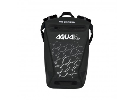 Ghiozdan Impermeabil Oxford V-20 Aqua 20L - Negru