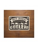 Placa metalica Oxford "Biker Grandad"