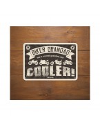 Placa metalica Oxford "Biker Grandad"