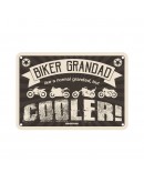 Placa metalica Oxford "Biker Grandad"