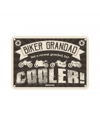 Placa metalica Oxford "Biker Grandad"