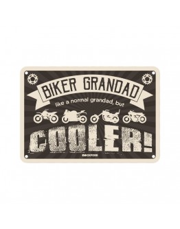 Placa metalica Oxford "Biker Grandad"